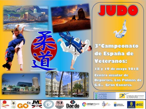 2 medallas en el Campeonato de España de Judo Veteranos. 19-05-18. RESULTADOS.